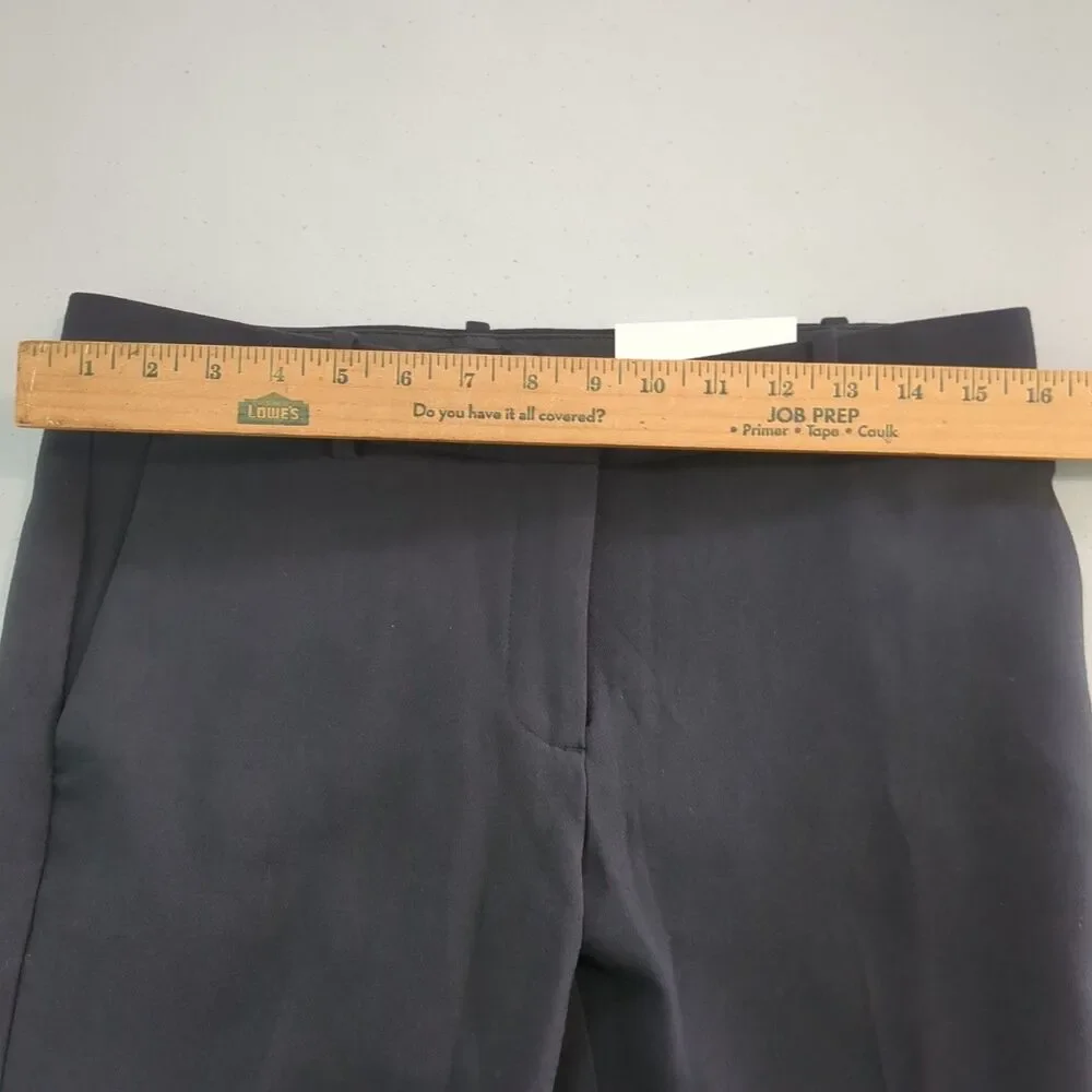 Ann Taylor The Straight Leg Dress Pants black Mid Rise NWT 8p petite